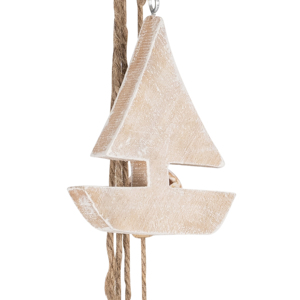 Decorazione da Parete in Legno con Design Nautico, Ornamento Costiero da Appendere con Corda per Casa, Ufficio e Soggiorno, Elegante - Product Image 2