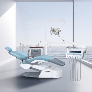 Sedia dentale elettrica multifunzione-telaio rotante a 90 gradi, lampada con sensore di temperatura colore a doppia luce a dieci fori - Product Image 2