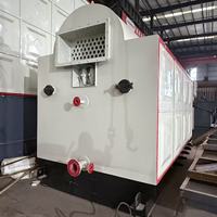 Boiler Industri DZH Horizontal Tiga Jalur Api-Air untuk Pembakaran Batubara, Biomassa, Serpihan Kayu, Sekam Padi