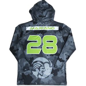 100% Polyester Full Sublimation Printing Quickdrying Long <b>Sleeves</b> <b>Hoodie</b> Promotional Shirt Heat Transfers Customization - Product Image 3
