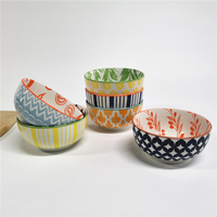 Ensemble de bols et assiettes en céramique, vaisselle en porcelaine, ensemble de vaisselle pour la famille, 4 pièces