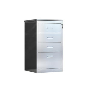 Armoires basses en acier inoxydable 304, armoires mobiles, armoires à outils commerciales de laboratoire, armoires de rangement de bureau - Product Image 1