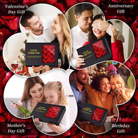 Coffrets Cadeaux de Luxe Modernes Écologiques à Succès : Collier Rouge à Lèvres, Bijoux, Savon Fleur de Rose – Idéal Anniversaire et Saint-Valentin
