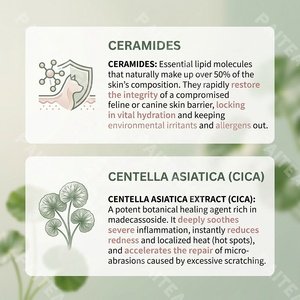 Spray Calmante para Aliviar la Picazón en Gatos, con Ceramida y Centella Asiática, Sin Esteroides, Repara la Barrera Cutánea - Product Image 2