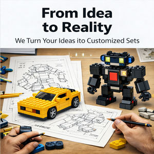 Customizable Building Block Sets Diy Customize Service Design Your <strong>Own</strong> Unique <strong>Model</strong> with Remote Control Motors Sound Lights - Product Image 3