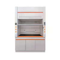 Meuble de laboratoire Plein acier Affichage LED Fumée chimique Placard Hotte pour laboratoire