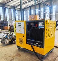 Robot de dragage de canalisations pour éliminer la graisse, le sable et les débris à l'intérieur des tuyaux d'évacuation