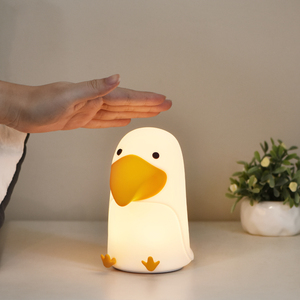 Lampe de chevet <span class=keywords><strong>toucan</strong></span> personnalisée, rechargeable, tactile, à intensité variable, en silicone, portable, pour bébé, décoration LED, <span class=keywords><strong>veilleuse</strong></span> de chambre à coucher - Product Image 1