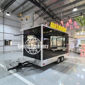 Remorque de vente ambulante mobile, remorque alimentaire, camion alimentaire en acier inoxydable, grande caravane, remorque à café australienne - Product Image 1