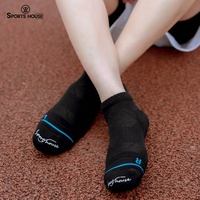 Bioserica Era Chaussettes de sport à la cheville Performance Tech pour homme coupe basse avec logo réflecteur rembourré et respirant anti-odeur pour la course à pied