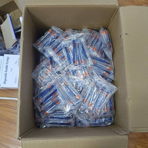 Jeringas de Insulina Desechables y Estériles de Seguridad, 100 Unidades, 0.3ml, 0.5ml, 1ml, U-100, U-40, <span class=keywords><strong>Ultra</strong></span> Finas, para Uso Veterinario - Product Image 5