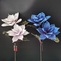 Fleurs de mousse EVA faites à la main, 83CM, fleurs artificielles de magnolia pour décoration de mariage et de maison, nouvelle collection