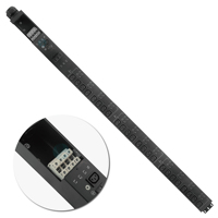 PDU intelligent à échange à chaud 90 kW 240 V 415 V avec compteur numérique intelligent IP, PDU intelligent C19, chaque port avec un voyant lumineux et un disjoncteur 125 A