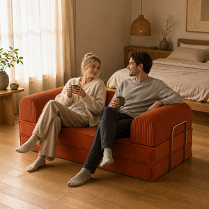 Canapé-<span class=keywords><strong>lit</strong></span> rotatif, extensible, amovible, lavable, rembourré en coton, pour salon et usage hôtelier - Product Image 2