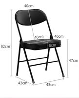 Chaise pliante empilable à cadre doré pour salle de banquet rouge, idéale pour conférences et chambres à coucher - Vente en gros