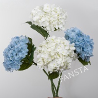 Bouquet de mariée en hortensias artificiels effet naturel, 176 pièces en gel souple, grandes fleurs en soie pour mariage