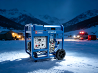 Groupe électrogène diesel silencieux Yuchai 5 kW YC5GFS-3 monophasé triphasé à puissance égale 230 V 400 V, groupe électrogène diesel portable avec AVR
