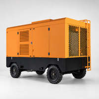 Compresseur d'air à vis portable à grande cylindrée à deux étages WT250-34/20, 34 m/min, 20 bar, diesel, 4 roues
