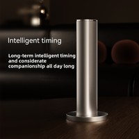 Diffuseur d'arômes portable en alliage d'aluminium argenté SU-2504C, alimenté par piles, capacité 100 ml, 5000 mA, contrôlé par application, pour table, hôtel