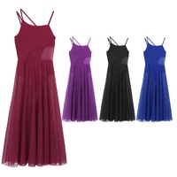 Vente en gros de vêtements de danse d'entraînement Stage de danse contemporaine Costumes Performance Wear Robes de danse de salon lyriques