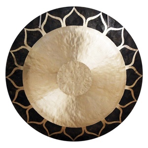 <span class=keywords><strong>34</strong></span> pouces 85cm Lotus vent gong fait à la main vent Gong pour son guérisseur et méditation - Product Image 1