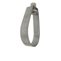 Vente directe d'usine Système de mesure en pouces Raccord de serrage de tuyau d'arrosage galvanisé perforé avec clips de tuyau