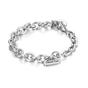 Браслет IMI Stitching Combination для мужчин и женщин, нейтральный ретро-стиль, кубинская цепь, ювелирные изделия из титановой стали, благодарим за покупку YL628 - Product Image 5