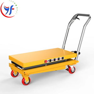 Carro elevador de tijera, mecanismo de elevación de mesa Manual, plataforma elevadora hidráulica, mesas elevadoras manuales de tijera - Product Image 5