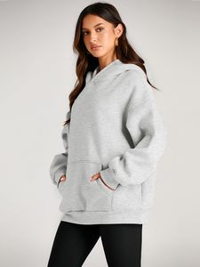 Sweatshirts à capuche personnalisés pour femmes Pulls en molleton surdimensionnés Printemps Coton épais Rose Gris Premium Hoodies Sweets Ladies - Product Image 3