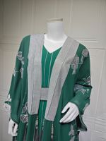 Nouvelles robes Jalabiya, Abaya égyptienne, Burqa, modèles pour femmes, Dubai, perles, Abaya pour femmes, robe musulmane