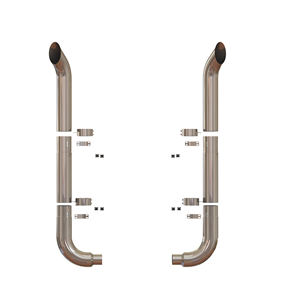 不锈钢8x153英寸30度翻转30顶排气套件彼得比尔特359 379 389 - Product Image 1