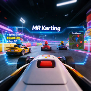 Système MR GoKart : Expérience de course de kart en <span class=keywords><strong>réalité</strong></span> mixte sociale pour jeux en groupe et événements festifs - Product Image 6