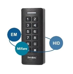 Secukey Nhà Máy Giá SK2-RX Wiegand số bàn phím đọc em & HID & <span class=keywords><strong>Mifare</strong></span> thẻ RFID <span class=keywords><strong>Proximity</strong></span> đọc truy cập điều khiển - Product Image 2