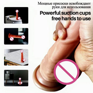 Telecomando telescopico vibrante enorme grande grande pene realistico Dildo oscillazioni di spinta Dildo vibratore per gli uomini donne Sex Toy - Product Image 3