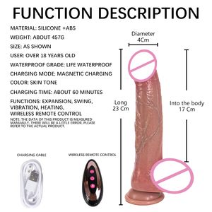 Özelleştirmek yetişkin ürünleri uzaktan kumanda yapay Penis yetişkin seks oyuncakları esnek Penis Sextoys horoz Juguetes jouales Jouets Sexuels Dick - Product Image 5