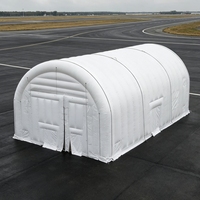 Abri d'aviation gonflable en PVC de haute qualité, sur mesure, quatre saisons, double couche, imperméable, une chambre, pour entrepôt d'avions
