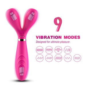 ZRX mujeres conejo palo silicona clítoris succión vibrador estimulador USB potencia G-Spot lamiendo lengua vibrador juguete sexual - Product Image 3