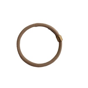 Élastique à cheveux rétro Maillard, haute élasticité, couleur unie, élégant, pour queue de cheval, usage quotidien - Product Image 5