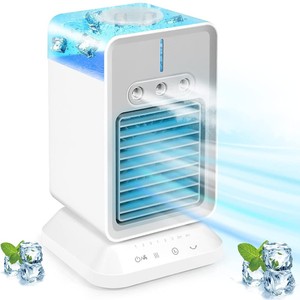 Mini Desktop Cooling <b>Fan</b> With Oscillation Control For Home And Office Use - Product Image 2