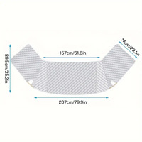 Auvent de caravane pour camping-car Ford E450 Classe C - Protection solaire et anti-neige en maille robuste pour véhicule extérieur, taille universelle
