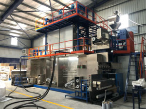 ماكينة غزل الحياكة والحياكة المسطحة FDY متعددة الفروع من البولي بروبين 600D 900D 100 وغزل PP - Product Image 6