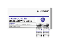 Sérum Visage Hydratant AQUA à l'Acide Hyaluronique, Peptide Liquide Pur VC Bleu, Réparation et Renouvellement Cutané, OEM Privé