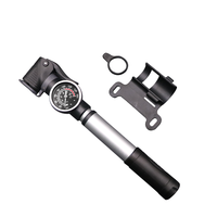 Pompe à baromètre manuelle pour vélo de route RIDERACE, mini, durable, pratique, ultra-légère, gonfleur de pneus de vélo avec manomètre