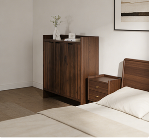 Organizzatore per Scarpe da Soggiorno a 5 Ripiani con Finitura Anticata, Mobile Rustico per Arredamento - Product Image 3