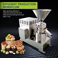 Machine à broyer le beurre de cacahuète au design populaire, moulin colloïdal en acier inoxydable, équipement de traitement de pâte fine
