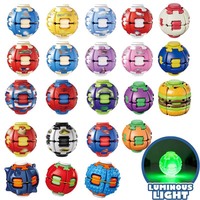 Fidget Spinner à Pression, Balle Anti-Stress Rotative, Jouets Fidget