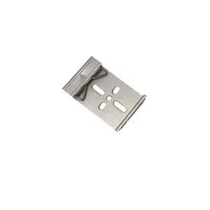 Dinrail Metal Plástico Aluminio Snap Clip Soporte de 20mm con abrazadera de resorte Clip de cuerda de alambre Gancho Abrazadera de tubo Sistema de medición en pulgadas