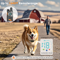 Hundetrainingshalsband mit Dual-Modus-Umschaltung, wasserdicht IP67, wiederaufladbarer Akku, blendfreies LCD für professionelle Verhaltenskorrektur