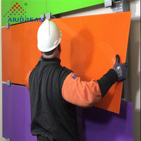 Coupe de taille personnalisée 1500x3000mm 2000x4000mm Panneau composite Alucobond
