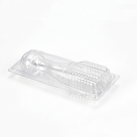 Boîte d'expédition transparente en blister PET pour semis de plantes vivantes, emballage en clamshell
